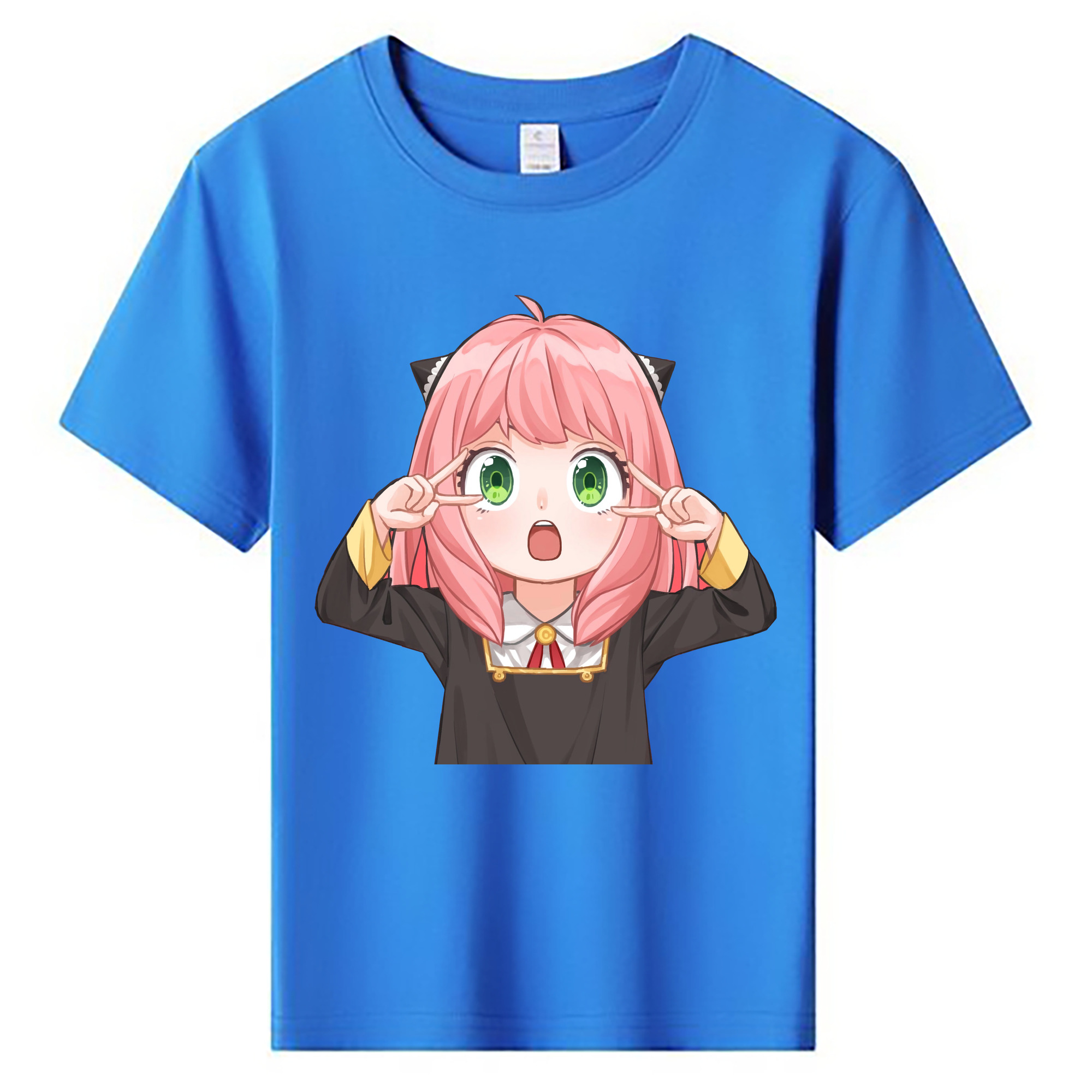 （画像用） SPY×FAMILY间谍家家酒 綿100％キッズTシャツ（フロントプリント）